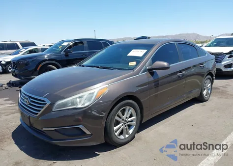 2016 Hyundai Sonata Se из США, поврежденный, VIN 5NPE24AF5GH358704